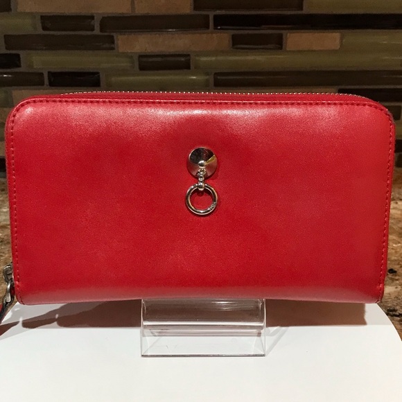 FENDI By the Way Leather Zip Around Wallet- Red π₯β€οΈπ - Picture 4 of 17